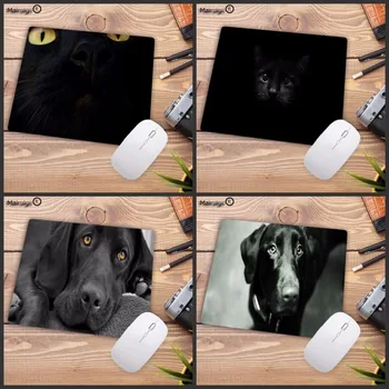 

Mairuige Black Cat And Dog Top Game Anti-Slip Gaming Speed Mouse Pad 180x220x2mm and 250x290x2mm mat Cool Design mouse pad