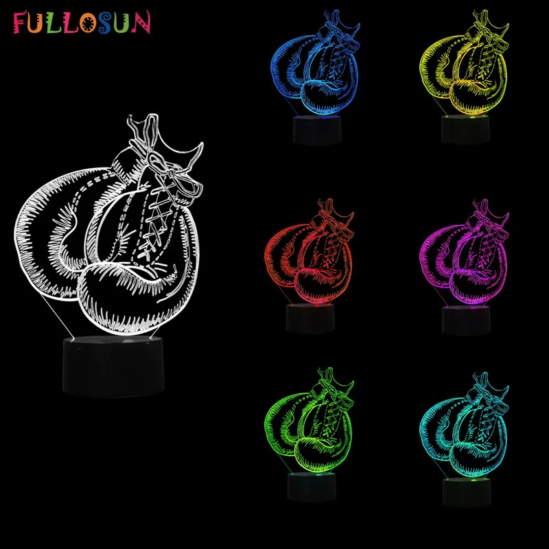 Luzes da Noite cor 3d luzes led usb Usage : Decoration, gift
