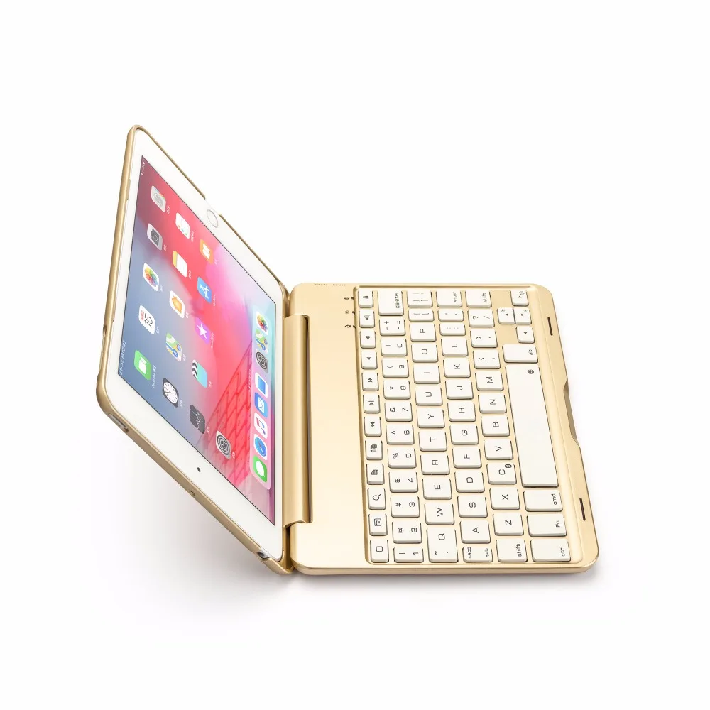 Bluetooth-клавиатура с подсветкой чехол для iPad Mini 5 Mini 4 7,9 A2133 A2124 A2125 A1538 A1550 7 цветов Smart Беспроводной клавиатура