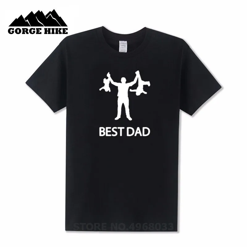 Винтажная Футболка Camisetas Best Dad The Walking черная футболка Мужская с коротким рукавом