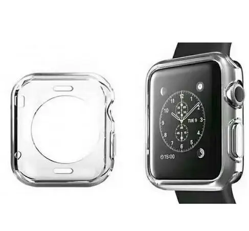 Модные часы высокого качества для Apple watch 38 мм 42 мм Броня чехол для iWatch Группа серии 1 2 3 - Цвет ремешка: clear
