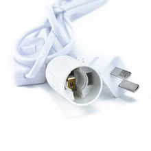 1,8 м E14 подвесной включение/выключение света шнур питания с переключателем штекер в цоколь лампы высокое качество белый/черный