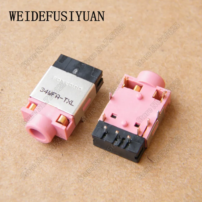 x10pcs Audio Jack Headphone Microphone Jack Port Socket for Lenovo Y400 Y430 Y470 Y580 Series