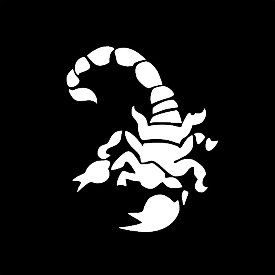 15.2CM18.7CM Scorpion Lovely Thriller Decal Vinyl Car Sticker Cartoon Sticker On Car For Ford Audi BMW Toyota VW (2)
