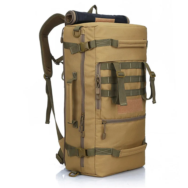 

2016 Hot Military Tactical Backpack Men's hiking Rucksack 50L Hiking Camping Daypack Shoulder Bag back pack mochila feminina