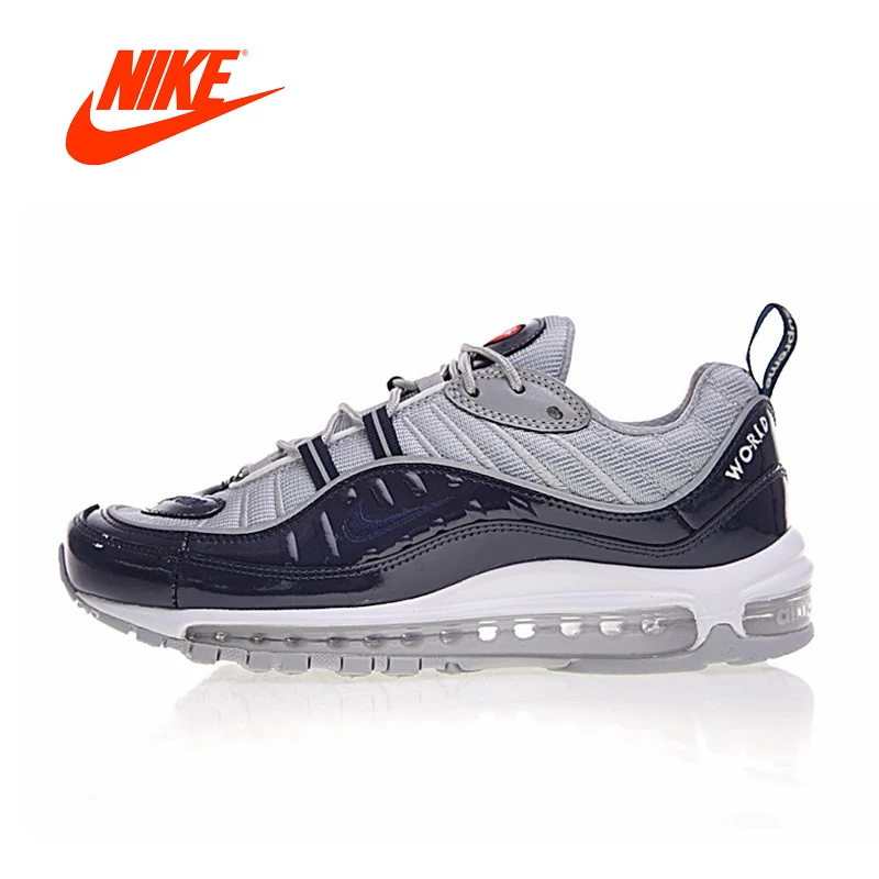 

Original New Arrival Authentic NikeLab Air Max 98 x Supreme Men's Breathable Running Shoes Sneakers Good Quality 844694-400