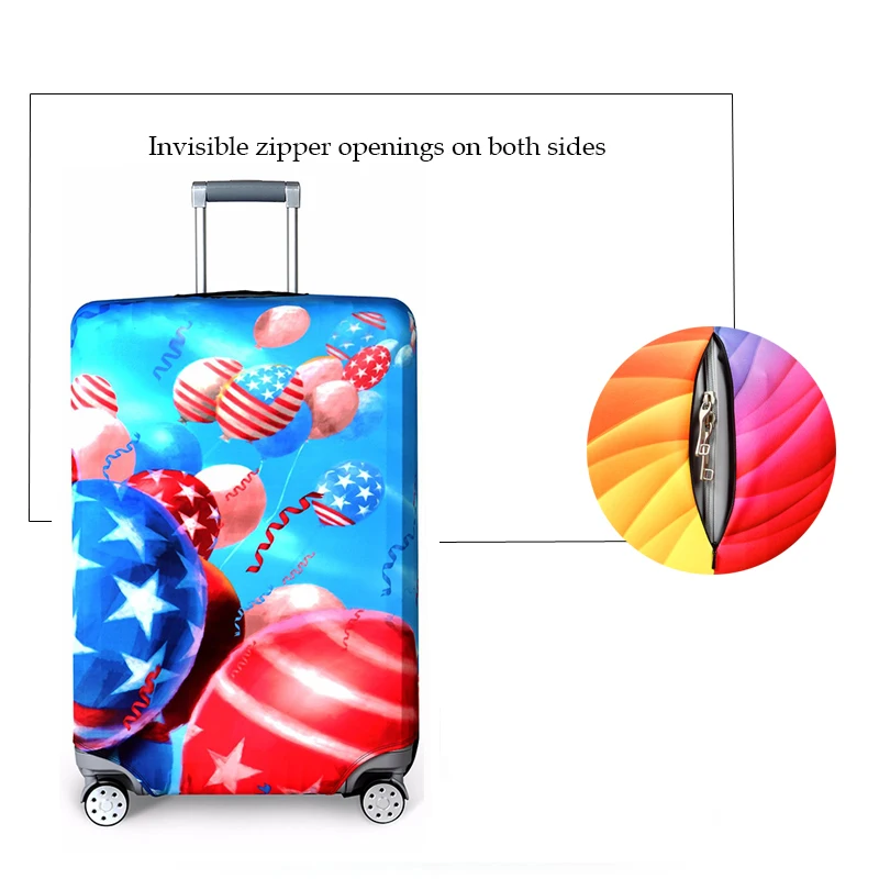 DIHFXX New Elastic Fabric Luggage Protective Cover Suitable18-32 Inch Trolley Case Suitcase Dust Cover Travel Accessories  DX-34