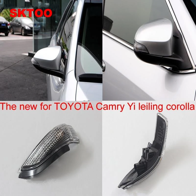 SKTOO заднего вида указатель поворота боковое зеркало лампа для Toyota COROLLA ALTIS CAMRY YARIS