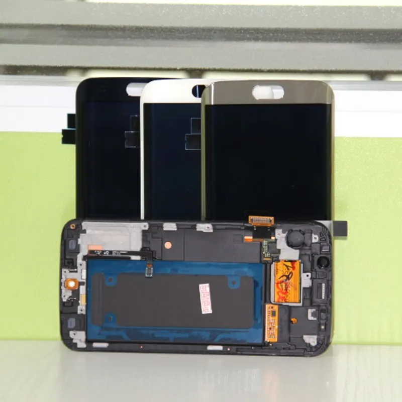 

For SAMSUNG S6 Edge LCD For Samsung Galaxy S6 Edge LCD G925 G925F SM-G925F Display Touch Screen Digitizer Assembly with frame