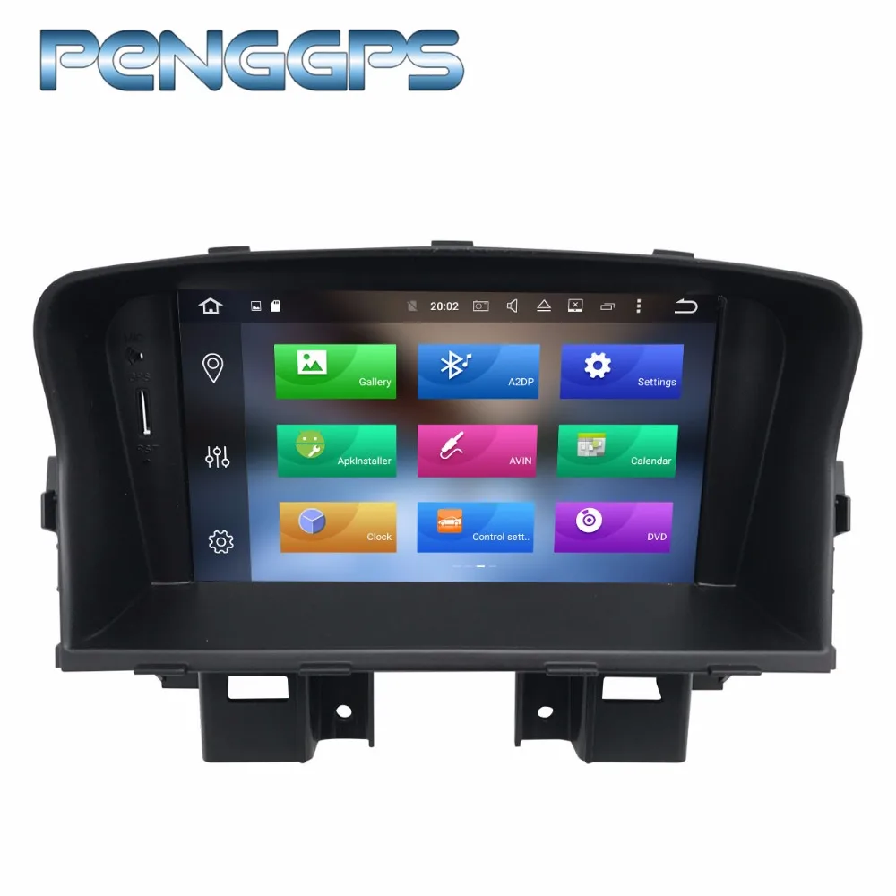 Perfect 1024* 600 2 Din Android 8.1 Car CD DVD Player GPS Navigation for Chevrolet Cruze 2008 2011 2012 2013 2014 1080P Video Headunit 2