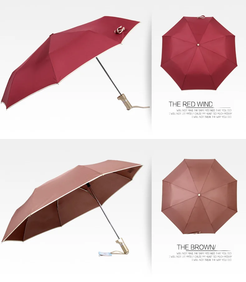Новое поступление, качественный текцентриковый зонт, анти-УФ, защита от солнца, зонт для мужчин, женский, велосипедный зонт, 3 складных, для улицы, paraguas