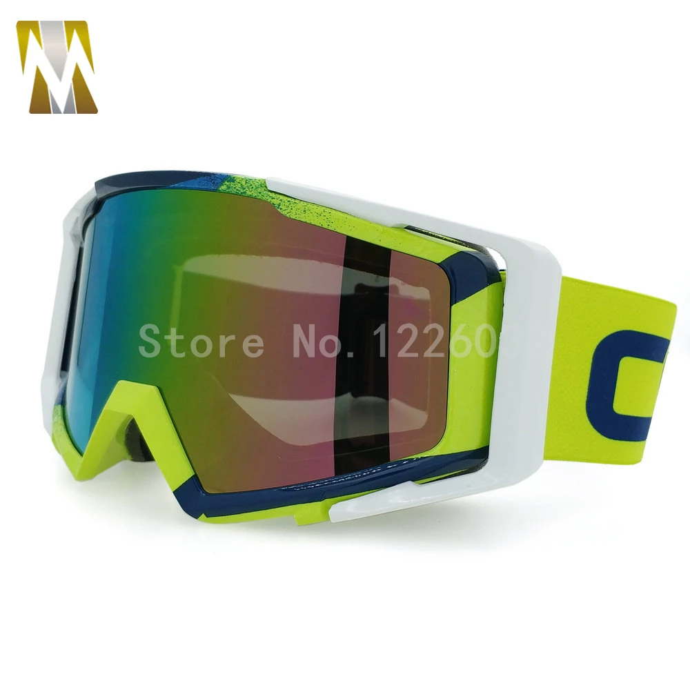 Новые очки Тонированные от ультрафиолетовых лучей полоса мотоцикл очки Мотокросс Велосипед Беговые гибкие очки