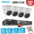 ANNKE 8CH 3MP 5in1 CCTV DVR HD 4PCS 3MP TVI Security Camera Outdoor Weatherproof Dome Camera Home Video Surveillance System Kit