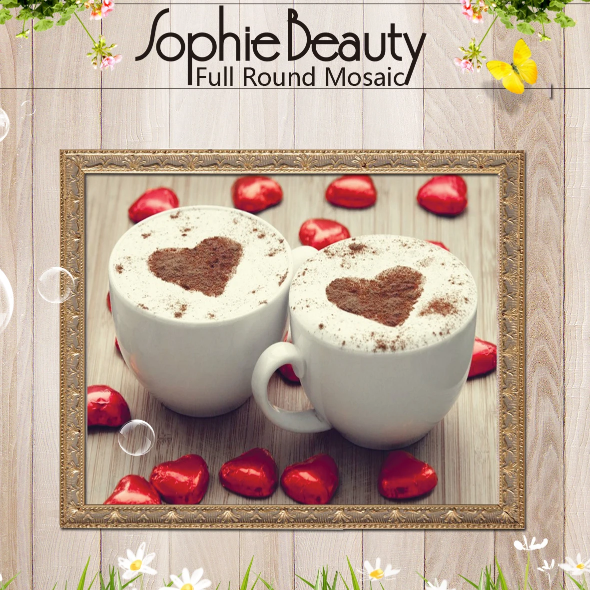 Картина из круглых страз Sophie Beauty вышивка крестиком мозаика ручной работы полная