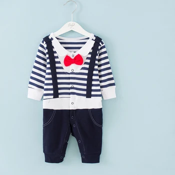 

Baby jumpsuit newborn boy long-sleeve spring autumn winter romper baby boy clothes gentlemen's suit all for Kids Clothing