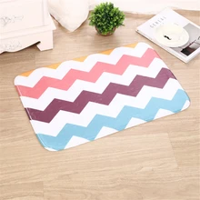 С ВОЛНИСТЫМ принтом Нескользящие Коврики для кухни спальни гостиной супер мягкий ковер вход в ванную комнату двери водопоглощающий коврик