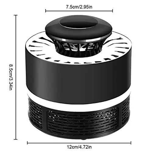 Лампа-убийца комаров, противомоскитная, убийца насекомых, мугген, убийца, ошибка, zapper, lamparas muggenvanger, антимоскитная, насекомое, Прямая поставка - Цвет: small black