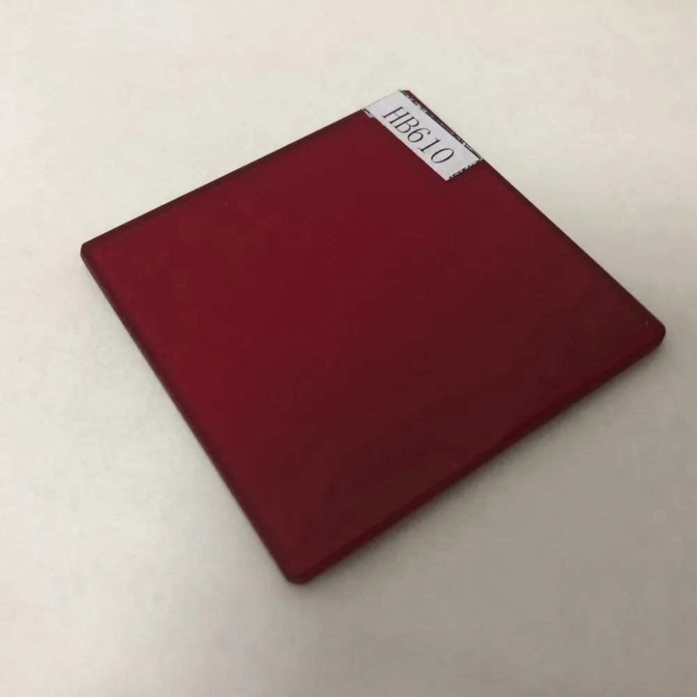 40x60 мм 610nm ИК фильтр стеклянный HB610|Оптические фильтры| |