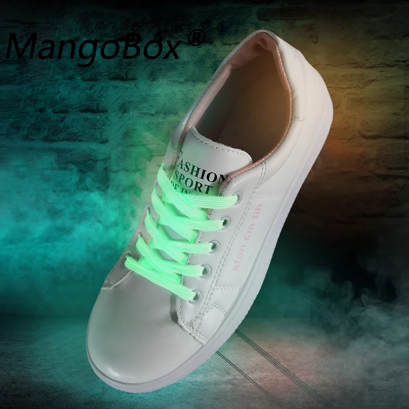 

Lace Fluorescent New Fashion Casual White Shoes for Women Breathable Lightweight Lace-up Unisex Female Shoes Non-slip Footwear