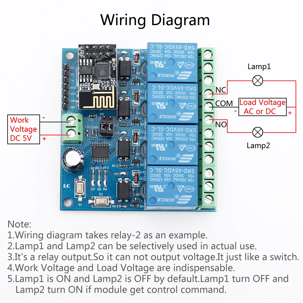 5V ESP8266 ESP-01 4 канала Wi-Fi релейный модуль пульт дистанционного управления для умного дома IOT передача с помощью приложения на телефоне контроллер