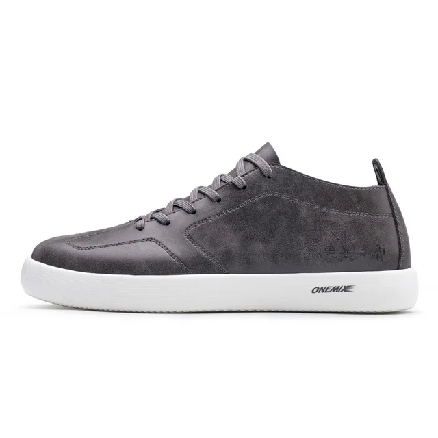 ONEMIX, хит, Мужская обувь для скейтбординга, светильник, крутые кроссовки, спортивная уличная мужская обувь, уличная прогулочная обувь, размер 39-45 - Цвет: Grey