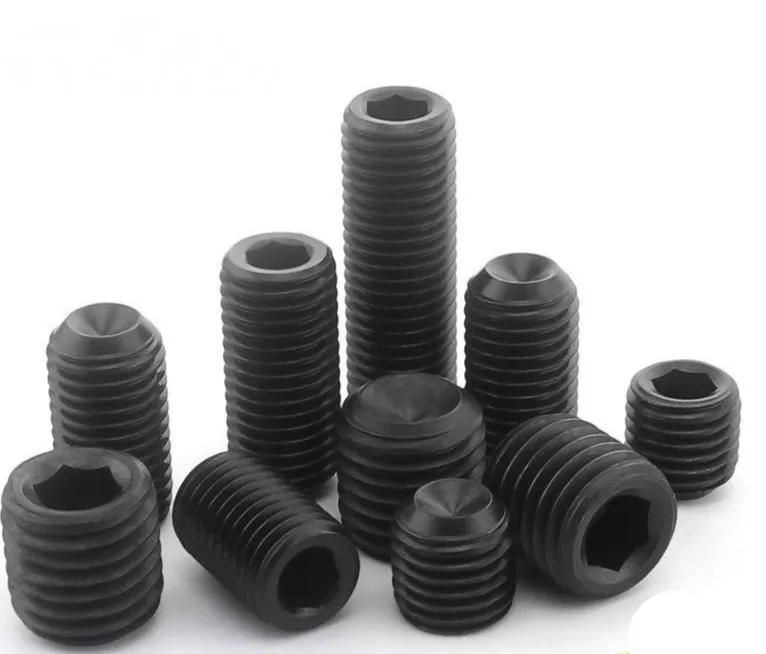 

10PCS 12.9 US - Made Base Screws Screw Hexagon Headless Screw Terminal Set Screws M6-32