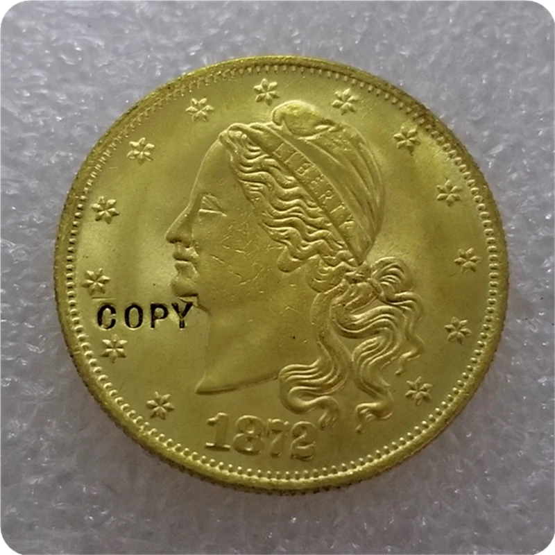 COPY REPLICA 1872 $10 Amazonian Ten Dollar gold coin FREE SHIPPING | Дом и сад
