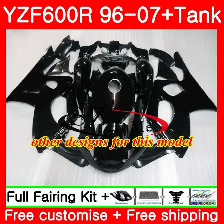 Обтекатель для YAMAHA Thundercat YZF 600R 02 03 04 05 06 07 темно-фиолетовый 65SH18 YZF-600R YZF600R 2002 2003 2004 2005 2006 2007 тела