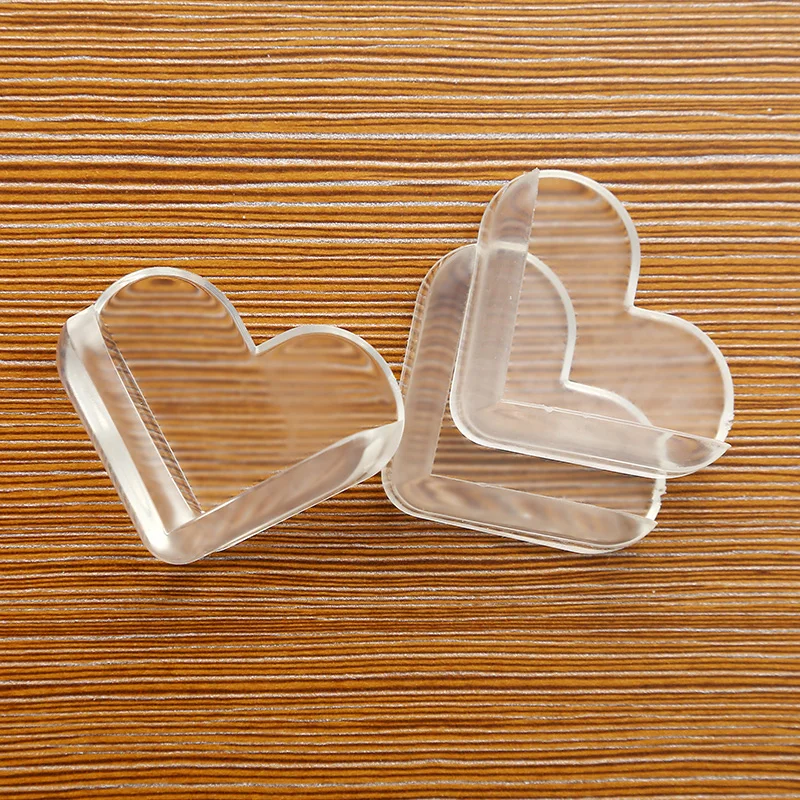 Clear Corner Guards for Baby Kids,Table Edge Covers, Love Heart