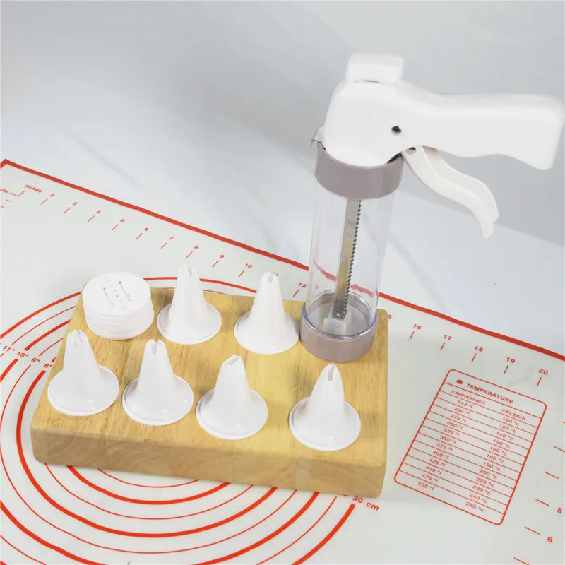 Пресс-форма для Печенье Комплект пистолет для татуажа приготовление печенья Форма для урашения тортов 13 пресс-формы 6 Кондитерские насадки для выпечки Инструменты
