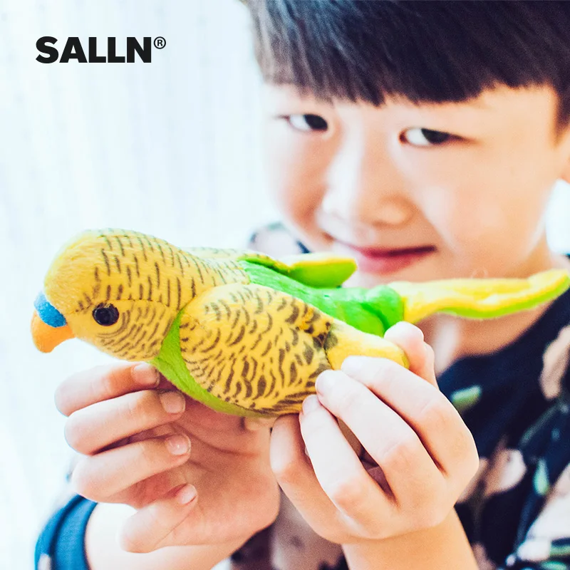 Милая птица Budgerigar мягкая плюшевая игрушка милая детская кукла животного милый