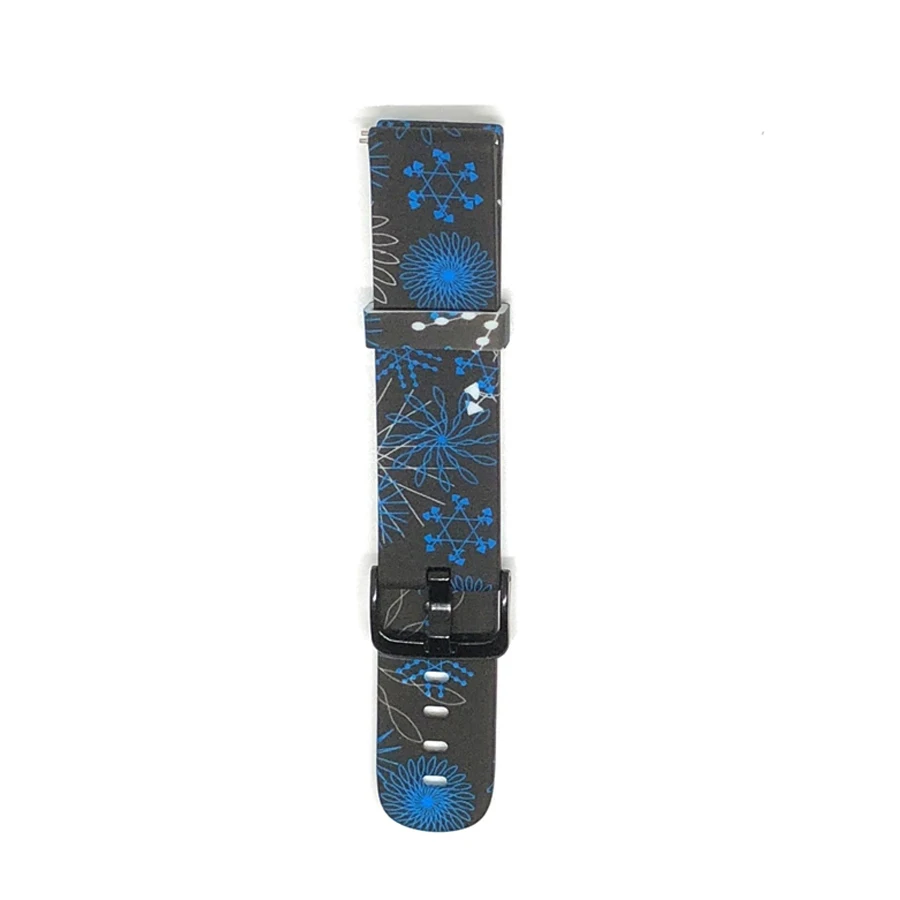 20 мм ремешок для Amazfit Bip Мягкая силиконовая лента браслет Аксессуары для samsung Galaxy часы для Garmin vivoactive 3
