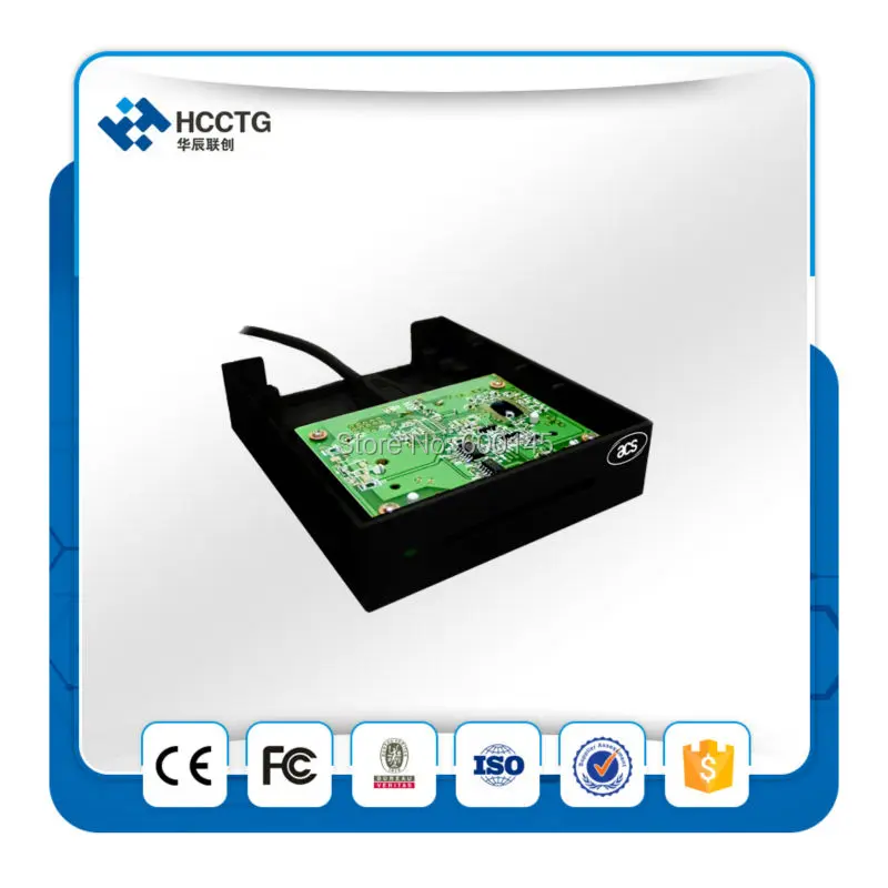 Контактное умное устройство считывания флоппи RFID поддерживает ISO7816 A B с