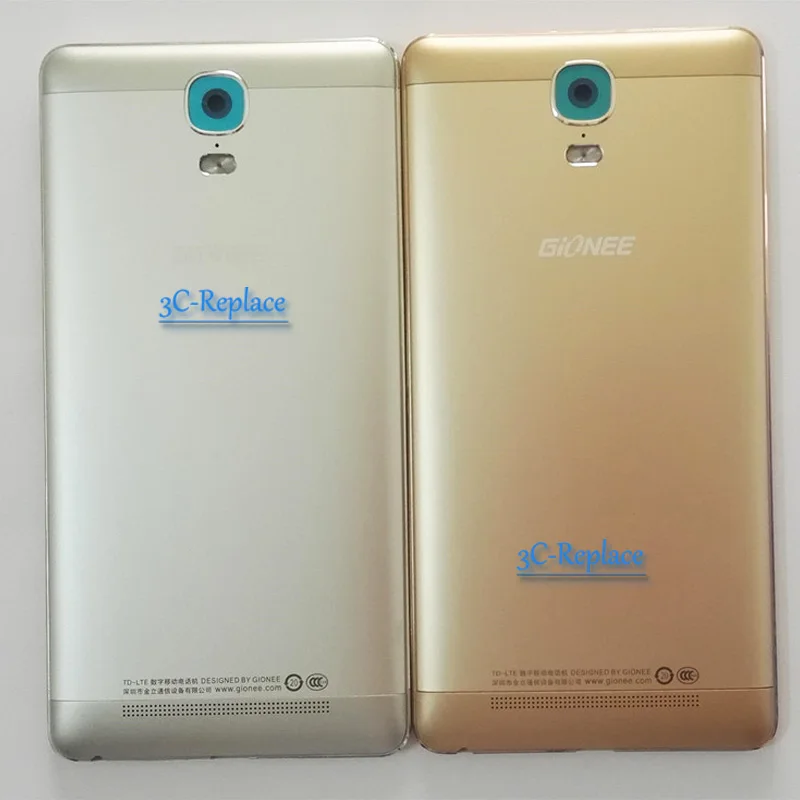 

Gold/Silver 6.0 inch For Gionee Marathon M5 Plus M5Plus GN8001 GN8001L Back Battery Cover Door Housing case Rear Glass parts