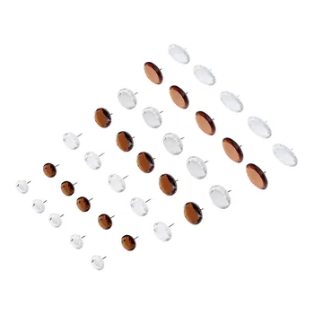 

DRELD 5Pcs Diamond Crystal Upholstery Nails Button Tacks Studs Pin Sofa Bag Wall Decoration Furniture Accessory 20/25/30/40mm