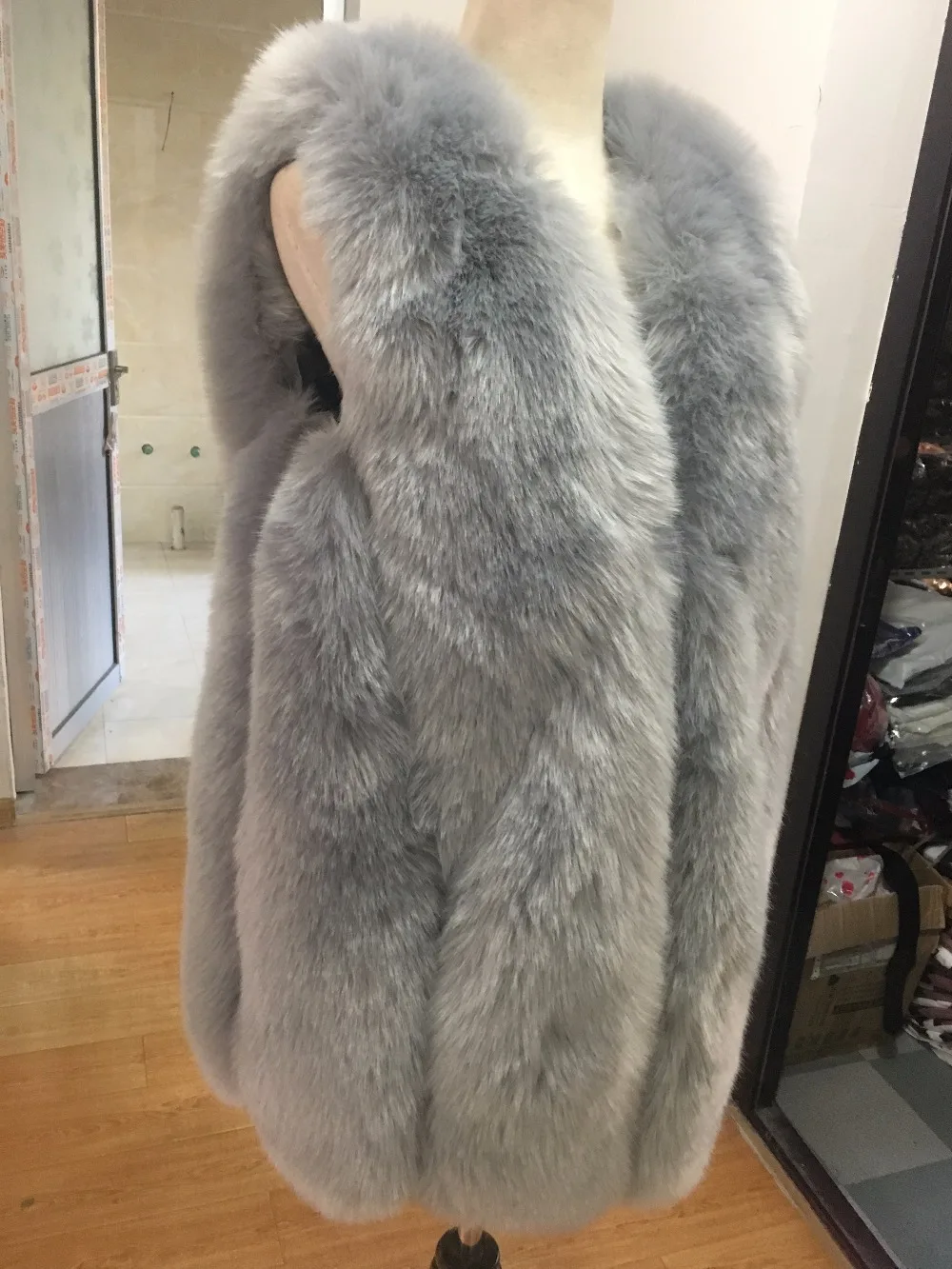 Роскошный зимний женский жилет из искусственного меха лисы, пальто без рукавов из искусственного меха, кардиган из искусственного меха норки, куртка, топы, Colete Feminino, большие размеры