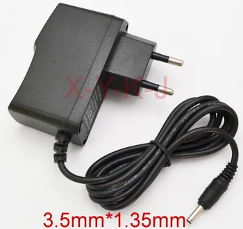 

500PCS High quality 3V 1A AC 100V-240V Converter Switching power adapter DC 1000mA Supply EU Plug DC 3.5mm x 1.35mm