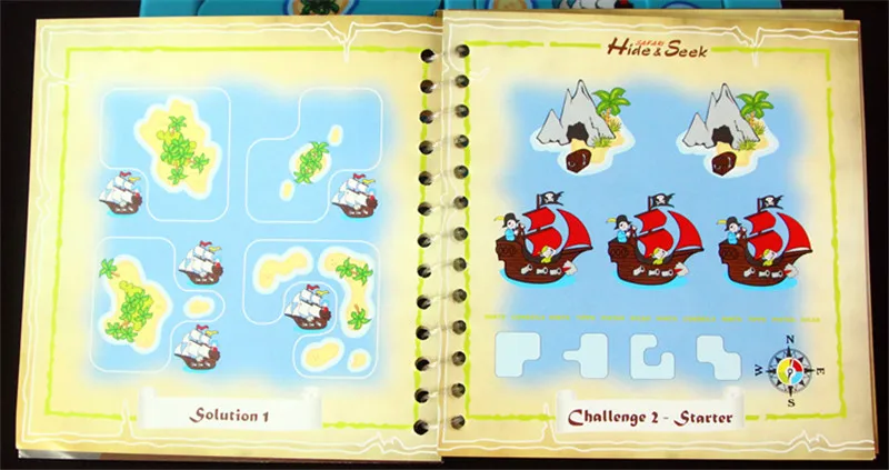 Пираты Hide & Seek IQ настольные игры 48 Challenge с раствором книга умные игрушки для повышения IQ для детей праздничные игры семейный Досуг игрушки