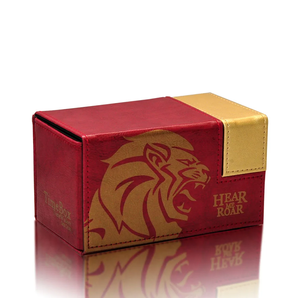 

Time Walker Genuine Leather Competition Deck Box High Quality Game of Thrones Deck Case Can Hold 100 Cards for MGT/YGO/FOW/CFV