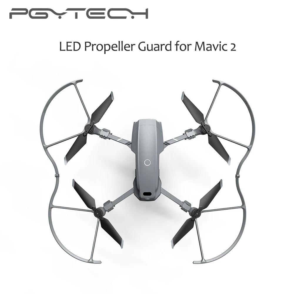 PGYTECH DJI Мавик 2 светодиодный Пропеллер гвардии протектор с красочными режим