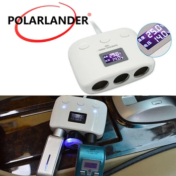 

Auto Car Dual USB square Charger Power Socket port for mobile phones and digital cameras 12V 1.0A 2.1A car chargers adapter