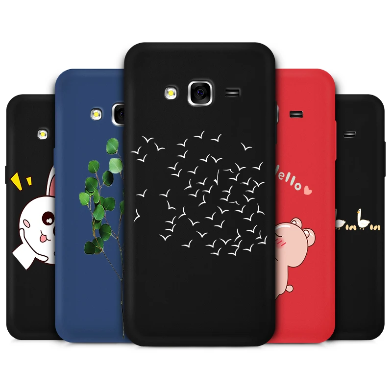 

Candy Color for Samsung Galaxy A6+ A8+ A9 A8 A9 Star Silicone Diverse Case Cover for Galaxy J1 J2 Prime Core 2016 Black Matte