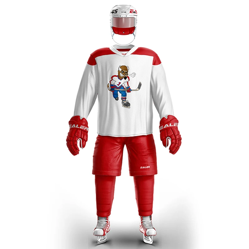 Coldoutside винтажные хоккейные тренировочные майки набор с мультяшным логотипом дешевые высокое качество H6100-2 - Цвет: suit
