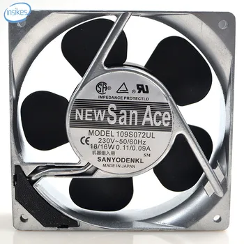 

109S072UL Aluminum Frame AC Cooling Fan AC 230V 18/16W 0.11A/0.09A 12038 120*120*38mm 12CM