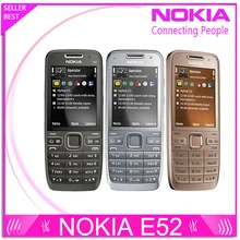 Отремонтированы E52 Оригинал Nokia E52 WIFI GPS JAVA 3 Г Разблокирована Мобильного телефона русская клавиатура телефона Бесплатная Доставка