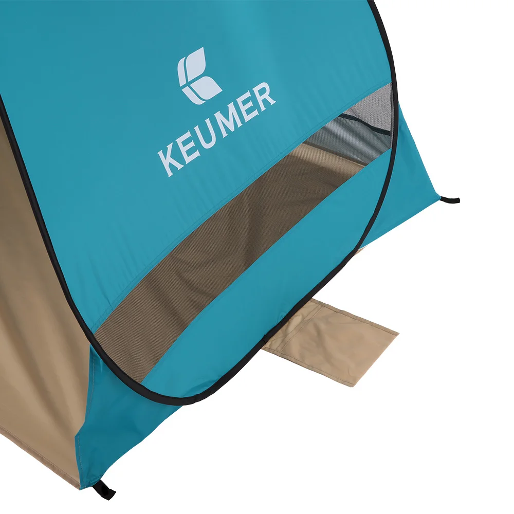 KEUMER Automatic Beach Tent 2 Persons Camping Tent UV Protection Shelter Outdoor Tent Instant Pop-up Summer Tent 200*120*130cm