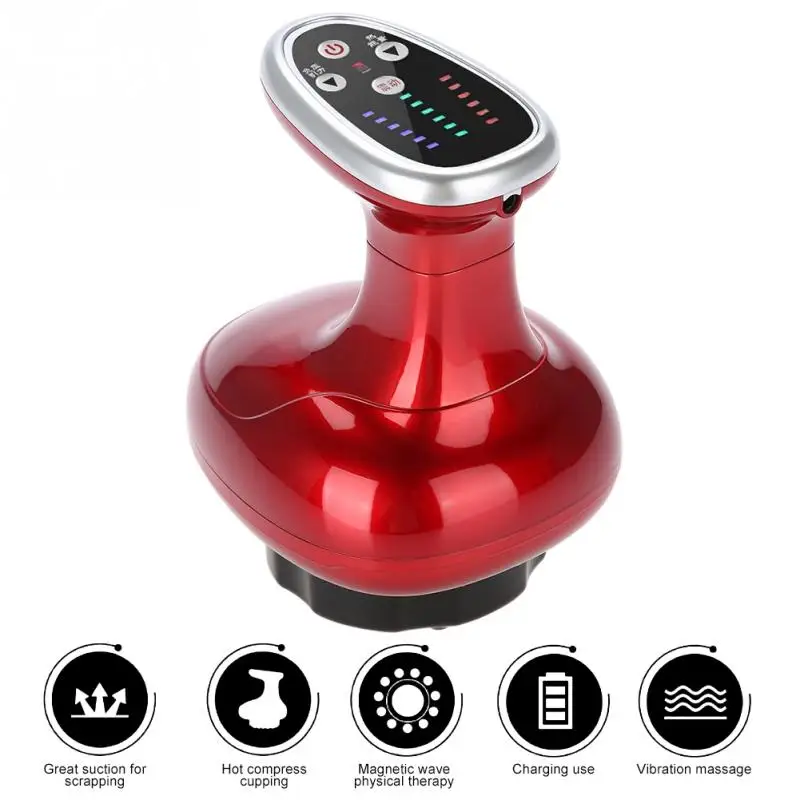 Electric Scraping Massager Body Slimming Meridian Dredging GUASHA