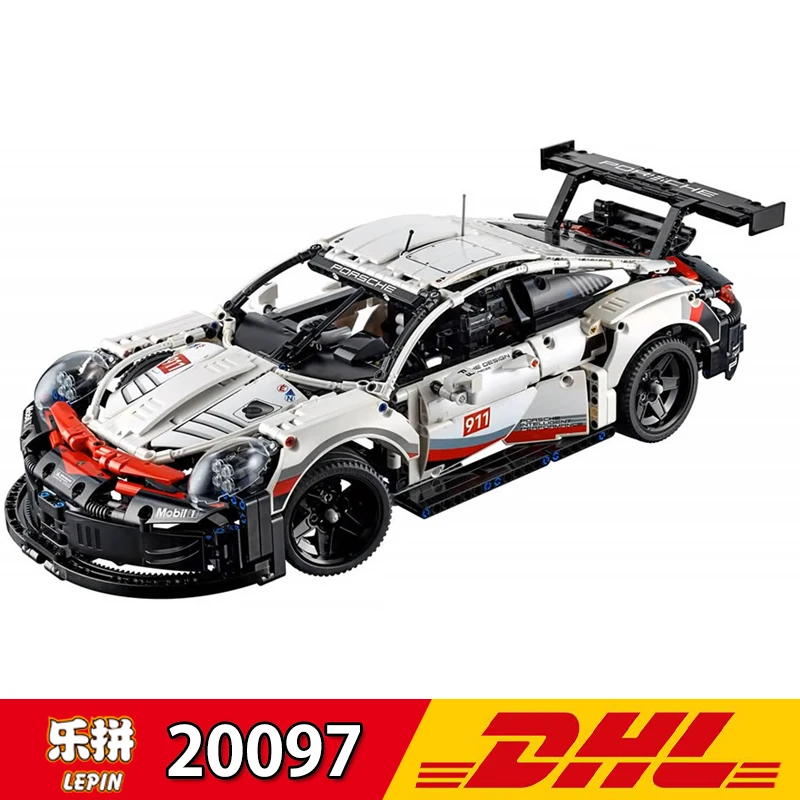 

New technic Series Supercar Leping 20097 1770Pcs 911 RSR Car Building Blocks Bricks Toy Compatible LegoING Children Gift