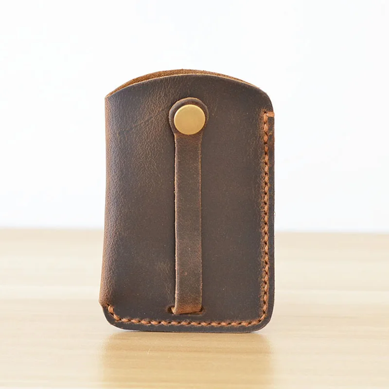 

Creative Handmade Genuine Leather Car Key Case Holder Designer Key Holder Organizer for Car Men Key Holder Car Case for Keys