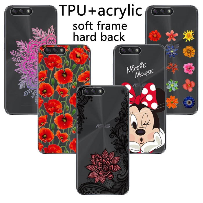 TPU Cover for Asus ZE554KL cover Cartoon Case case mix models & designs accept |